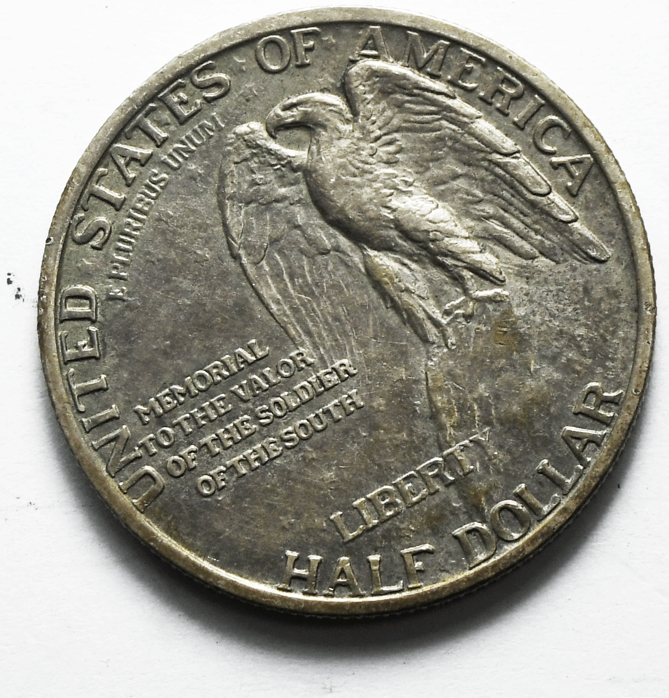 1925 50c Stone Mountain Commemorative Silver Half Dollar Silver Fifty Cents