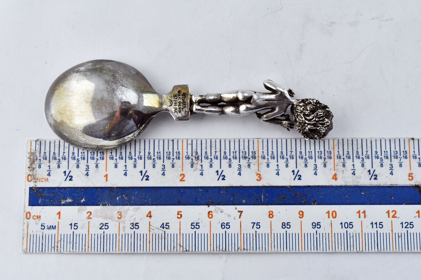 Royer of California Sterling Silver 3 7/8" "Monday" Baby Spoon 1.1 oz.