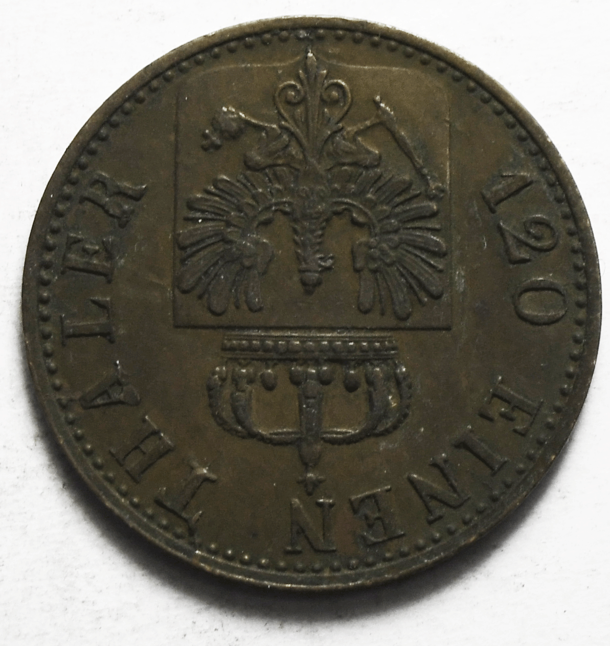 1867 A German States Prussia 3 Three Pfennig KM# 482