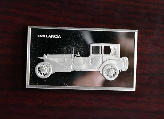 1924 Lancia Centennial Car Ingot Collection 1000 Grain Sterling Franklin Mint