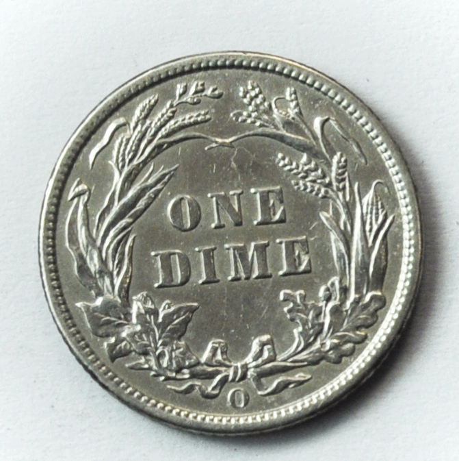 1903 O 10c Barber Silver Dime Rare Ten Cents New Orleans AU