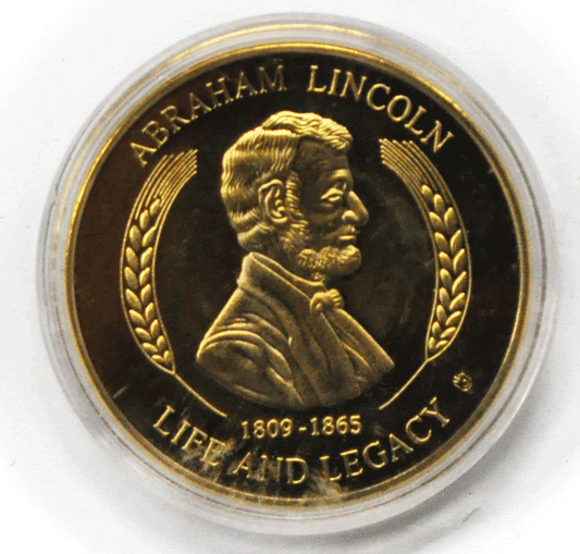 Abraham Life and Legacy 1809-1865 Inaugural Address Medal 39mm