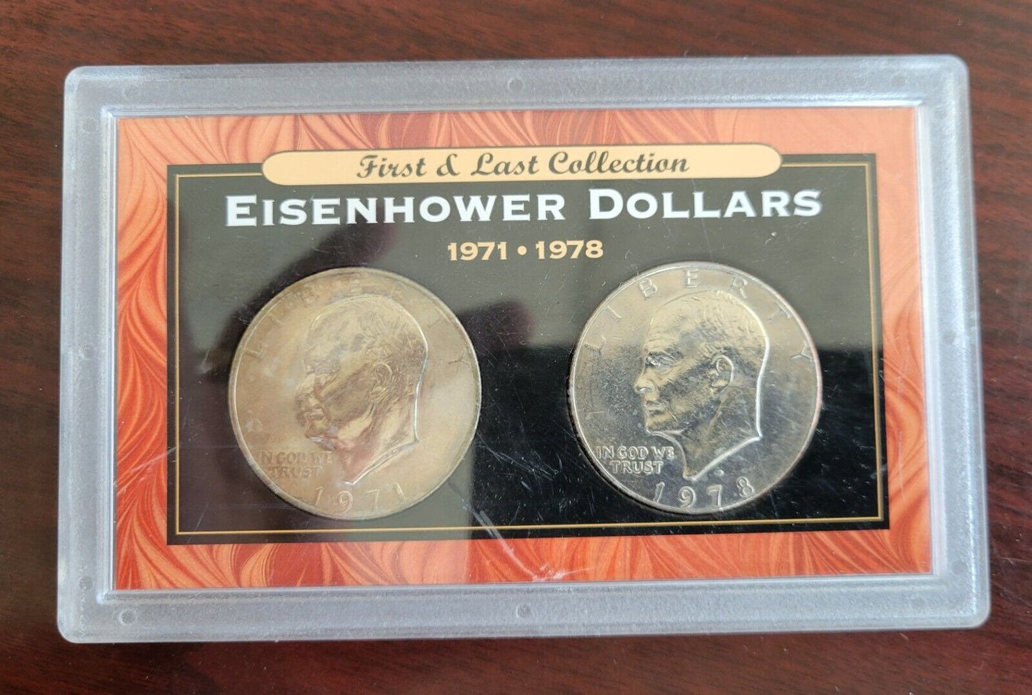 1971-1978 First &Last Eisenhower Ike Dollar Collection Set wCOA