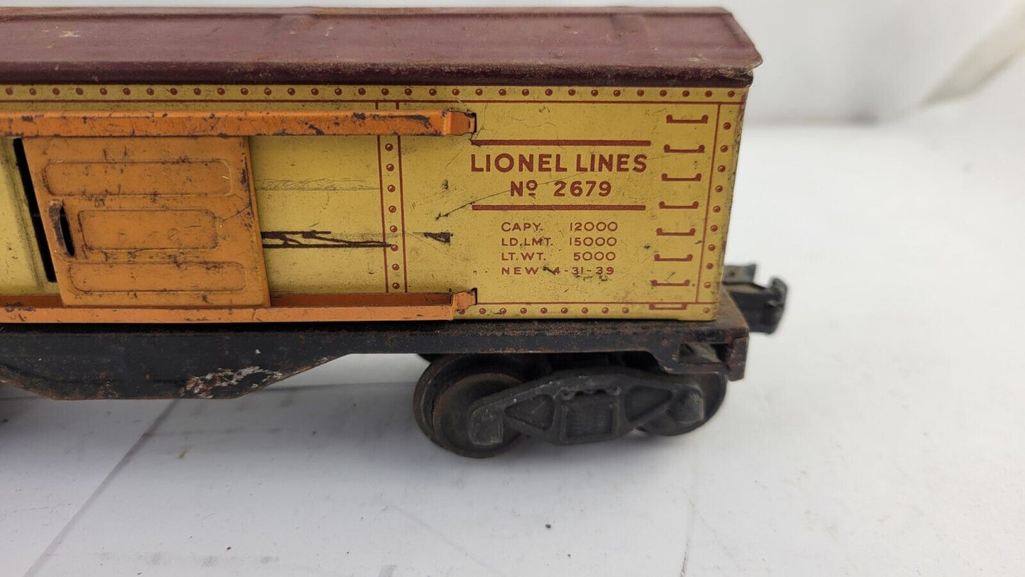 Vintage Lionel Prewar No. 2679 Baby Ruth Box Car O Guage