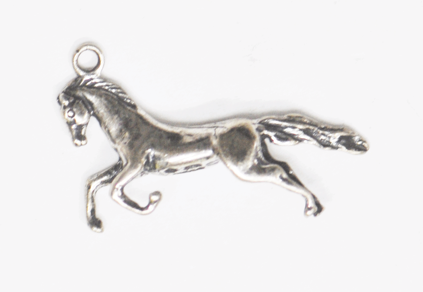 Sterling Silver Wheeler Lemmon Horse Charm 27mm