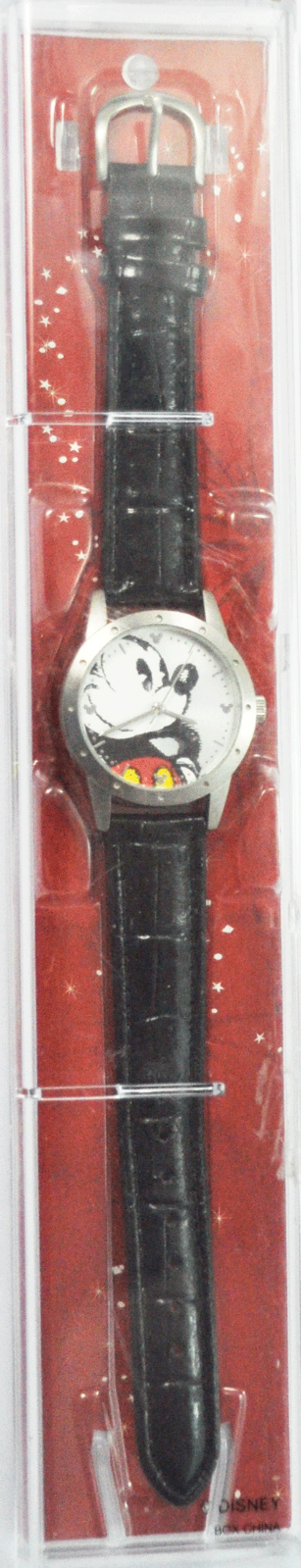 Disney Mickey Mouse Comic Watch in Plastic Holder Unopened 32mm Case