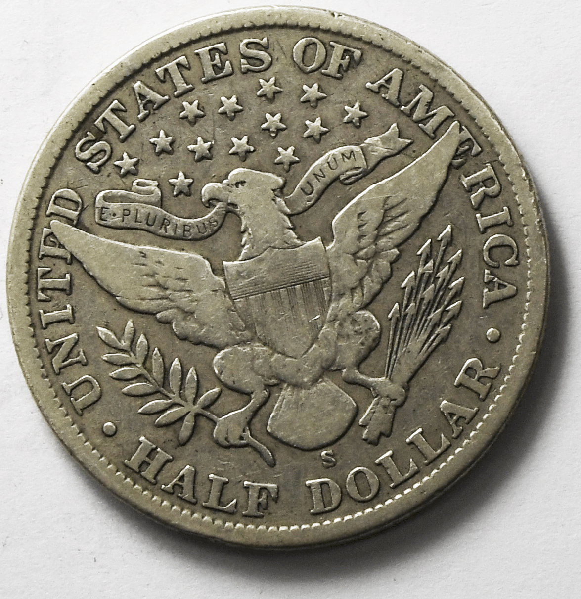 1907 S 50c Barber Silver Half Dollar Rare Fifty Cents US San Francisco