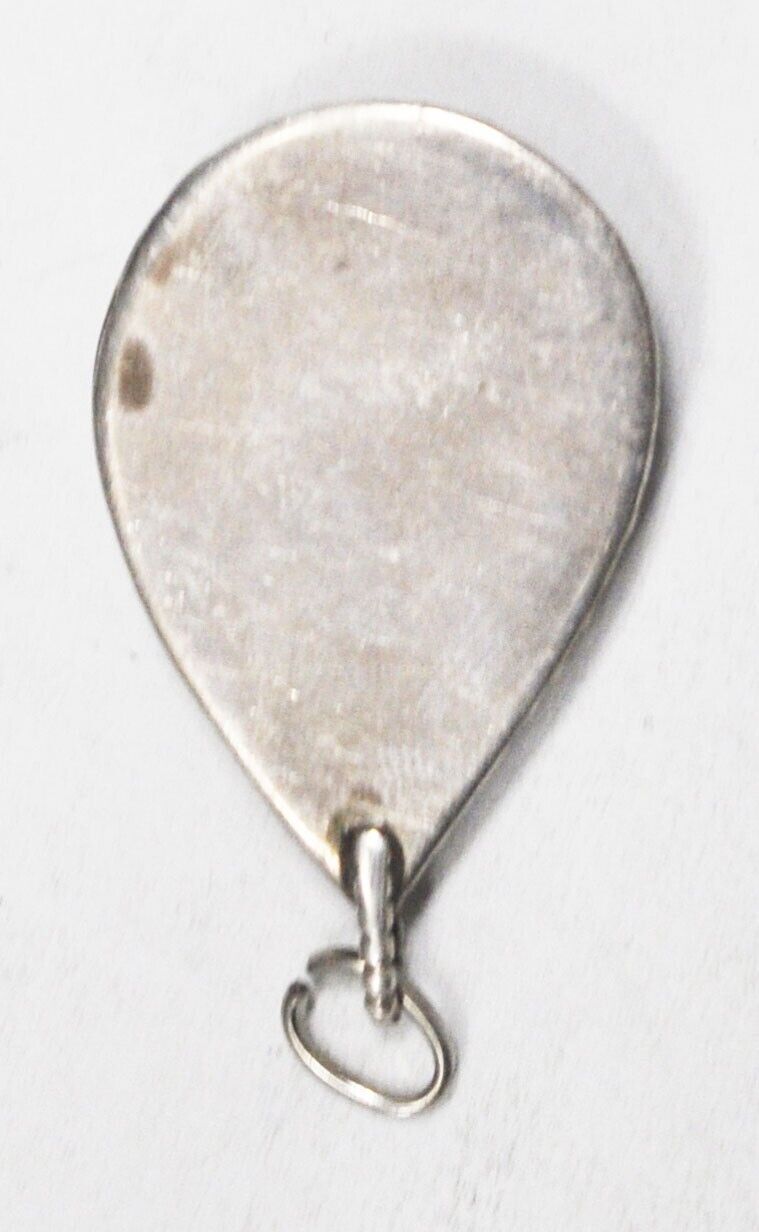 Sterling Silver  Purple Amethyst Teardrop Pendant 22mm x 37mm