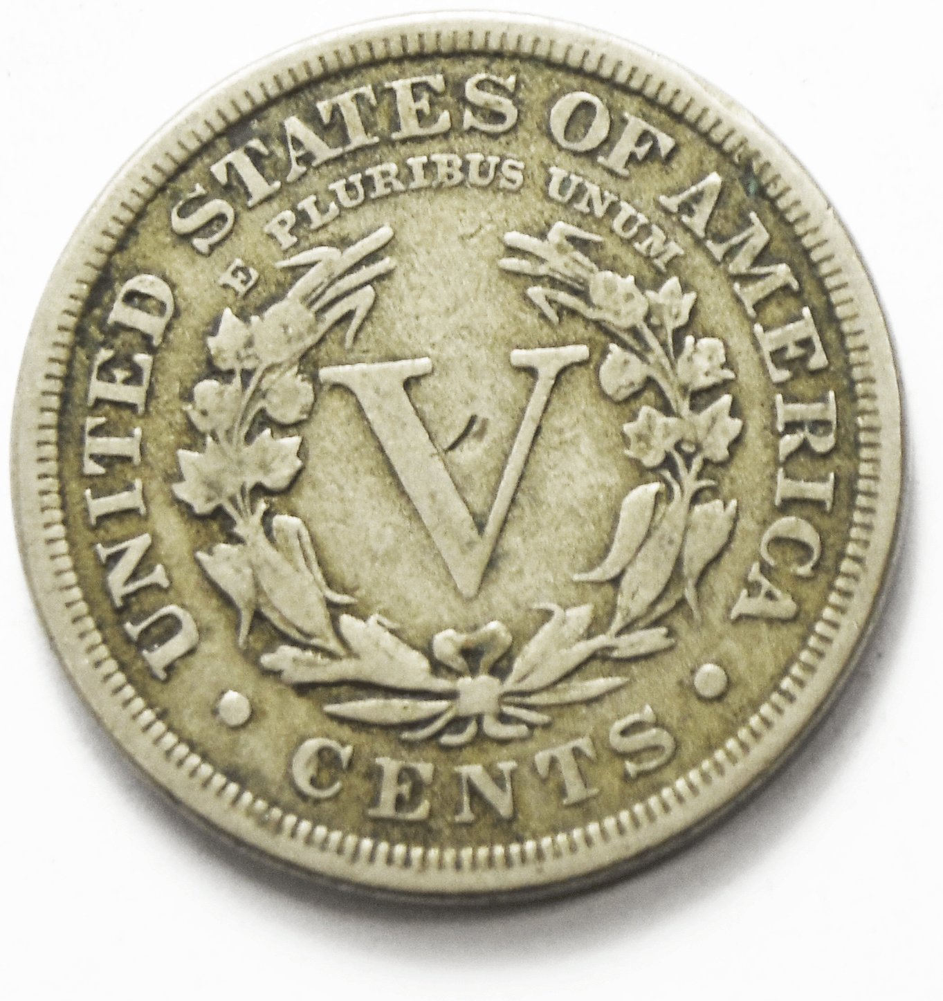 1907 5c V Liberty Nickel Five Cents Rare US Philadelphia
