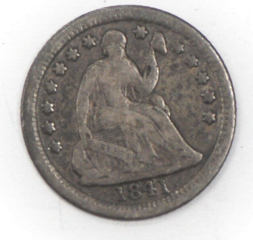 1841 O H10c Seated Liberty Silver Half Dime New Orleans Rare
