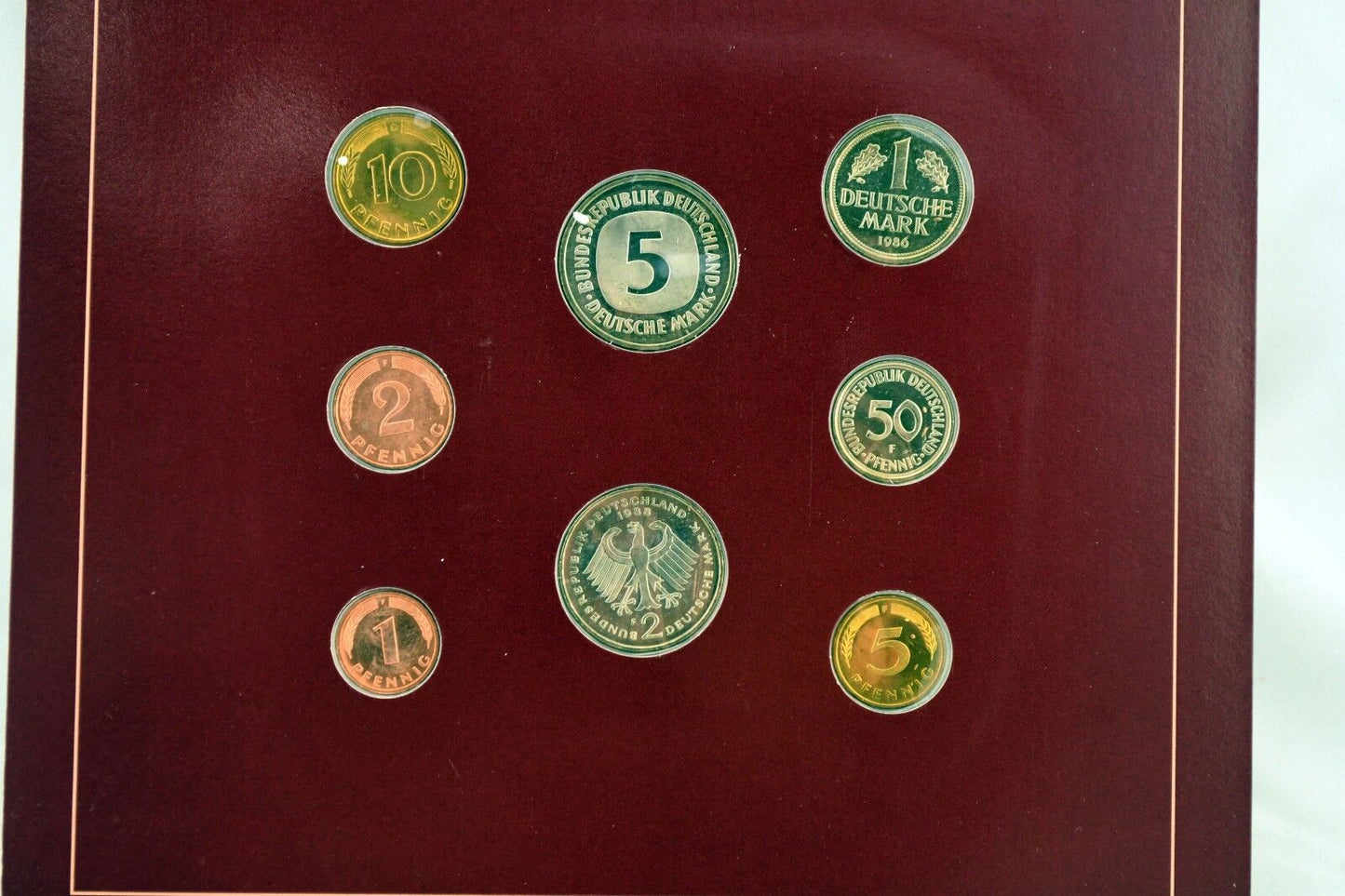 Coin Sets of All Nations Franklin Mint Federal Republic of Germany 1979, 86, 87