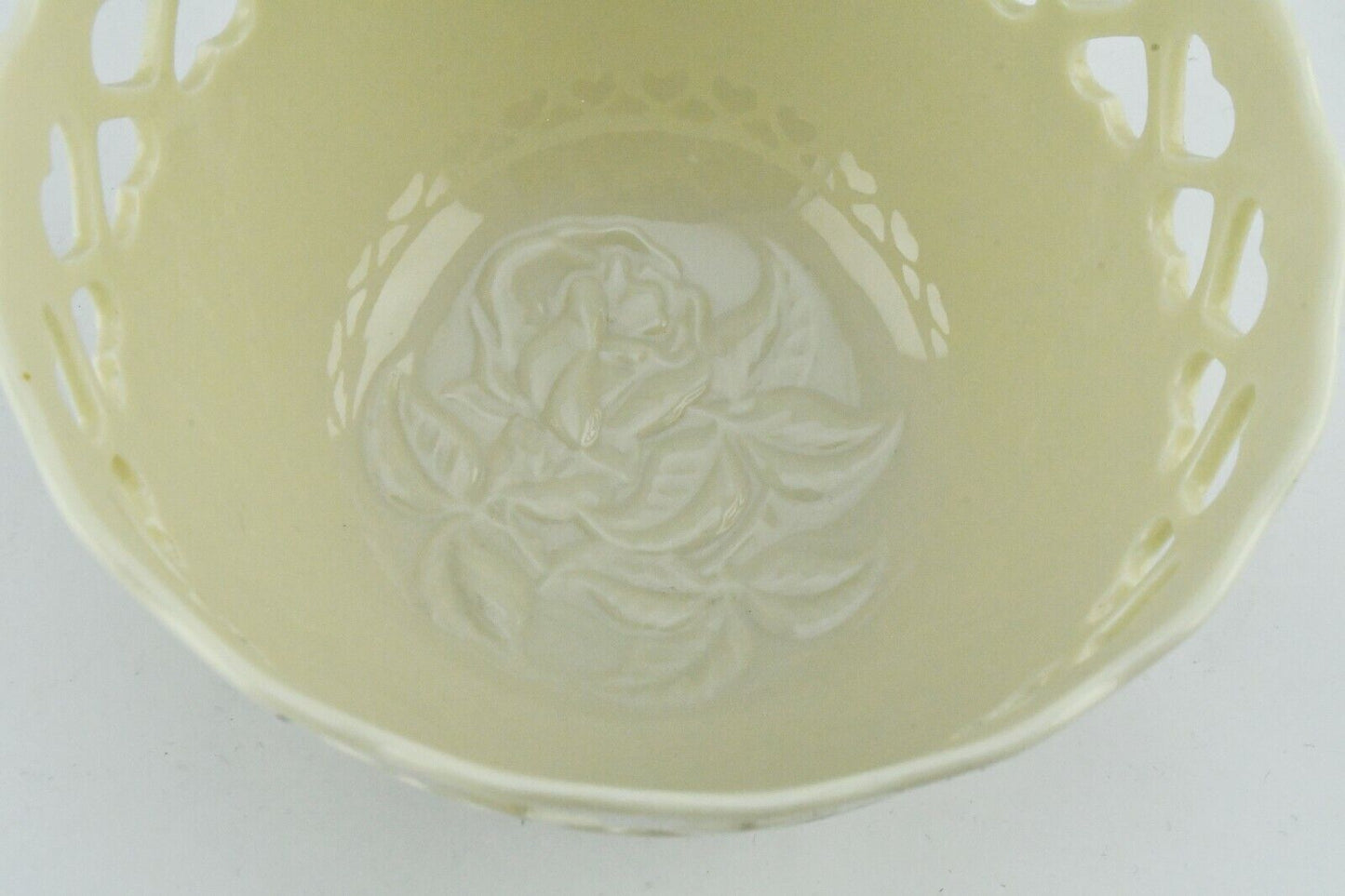 Lenox Porcelain Heart Collection Pierced Heart Bowl 3 1/8" tall x 5 1/2" wide