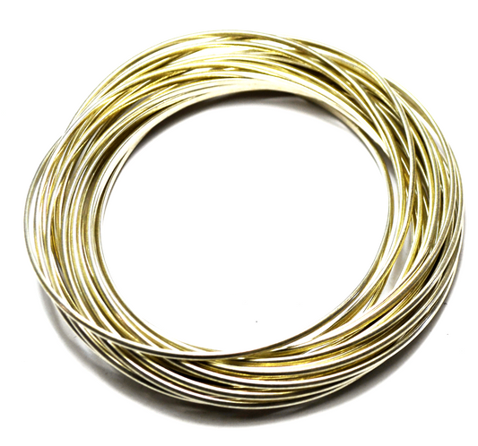 Sterling Silver Silpada 21 Bangle Salute Interlocking Bracelet B0640