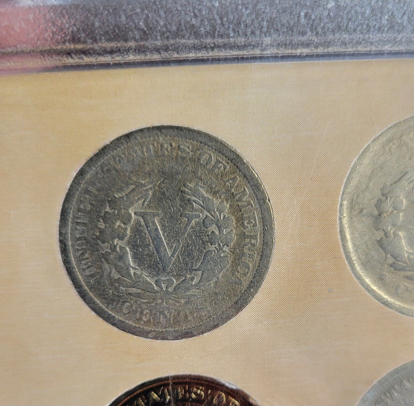 Coins of the American Frontier Liberty Head V Nickel Collection 1911, 03, 04, 07