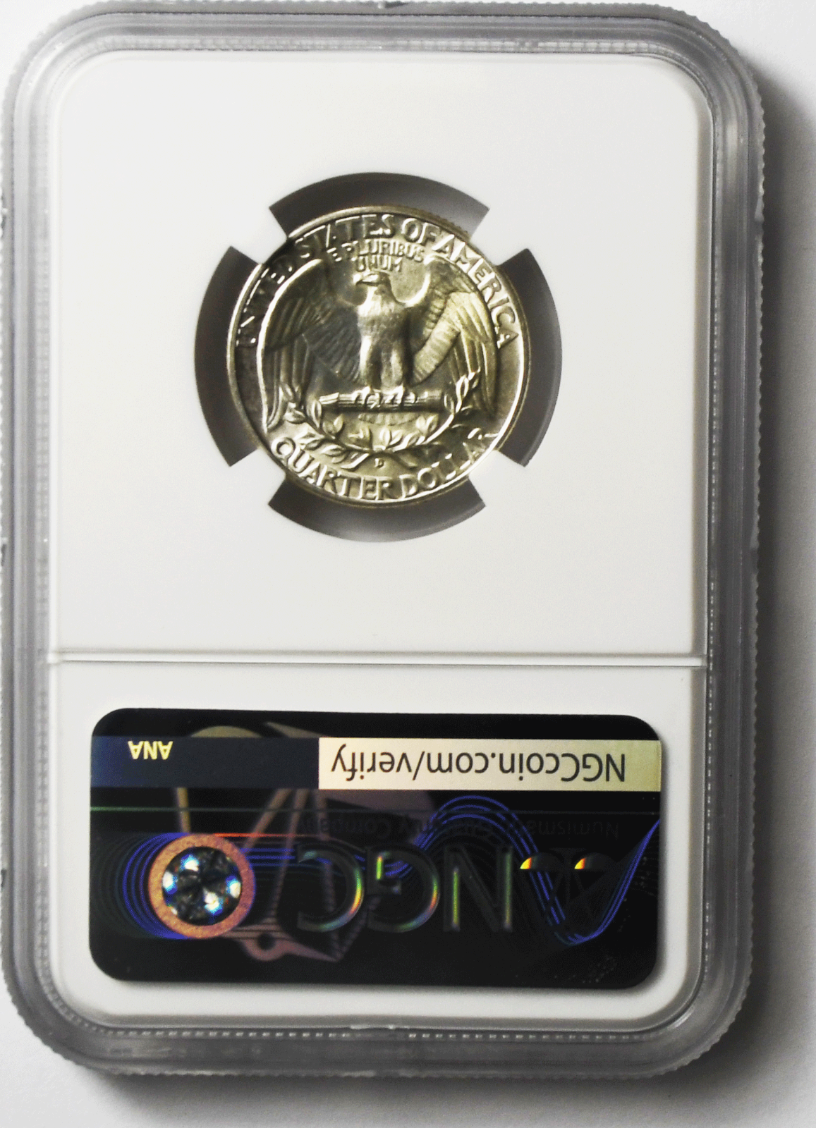 1941 D 25c Washington Silver Quarter Dollar NGC MS66 Gem Uncirculated