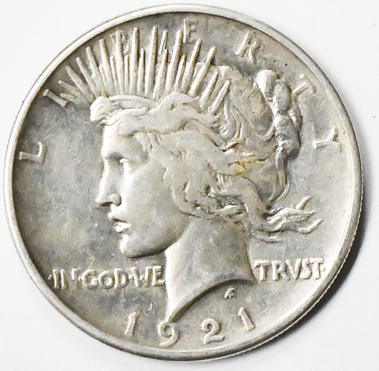 1921 $1 Peace Silver One Dollar US Philadelphia Rare
