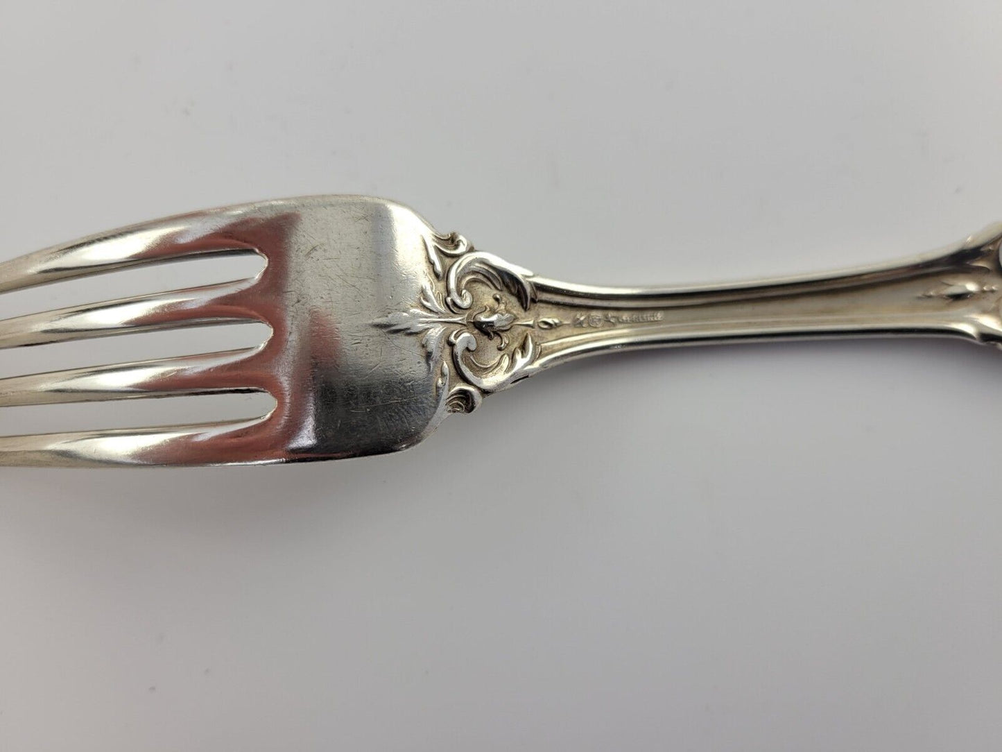 Reed & Barton Francis I Sterling Dinner Fork 7 7/8" Monogram