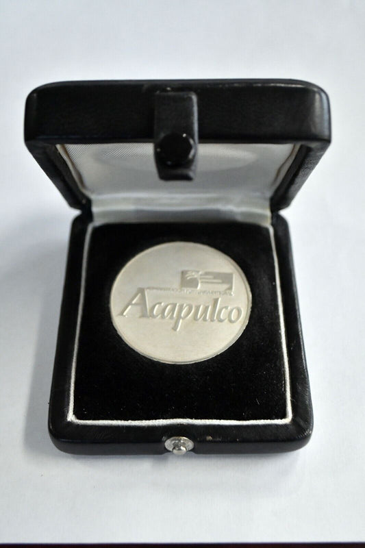 Acapulco Transportacion.999 Fine Silver 1.5 oz. Maritima Mexicana Nautical Co.