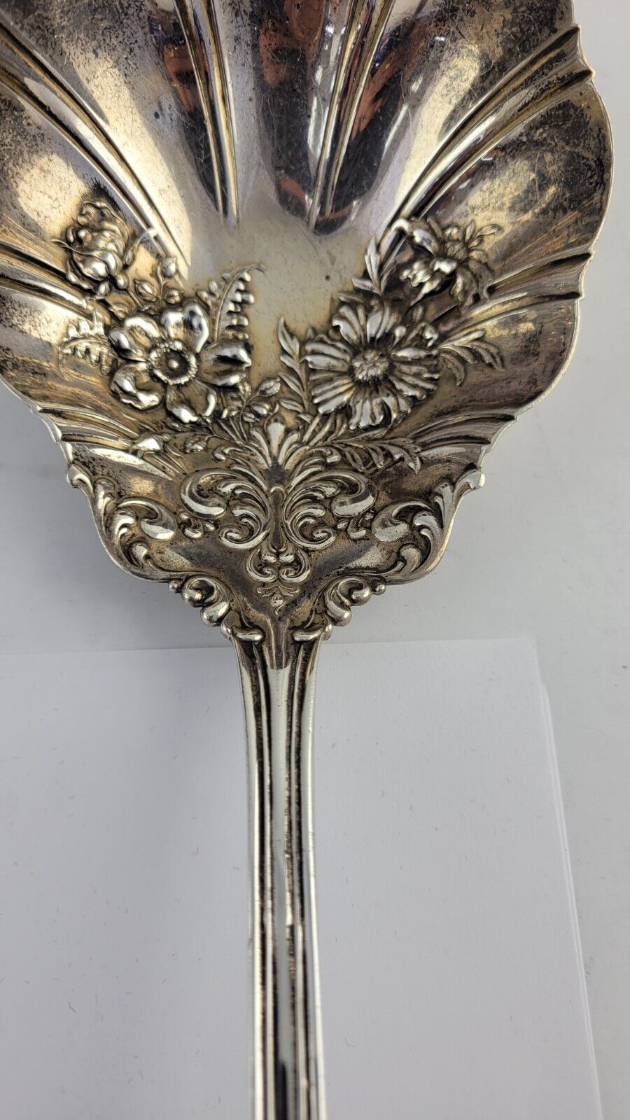 Elegante by Reed and Barton Sterling Silver 13 3/4" Old Style Solid Soup Ladle