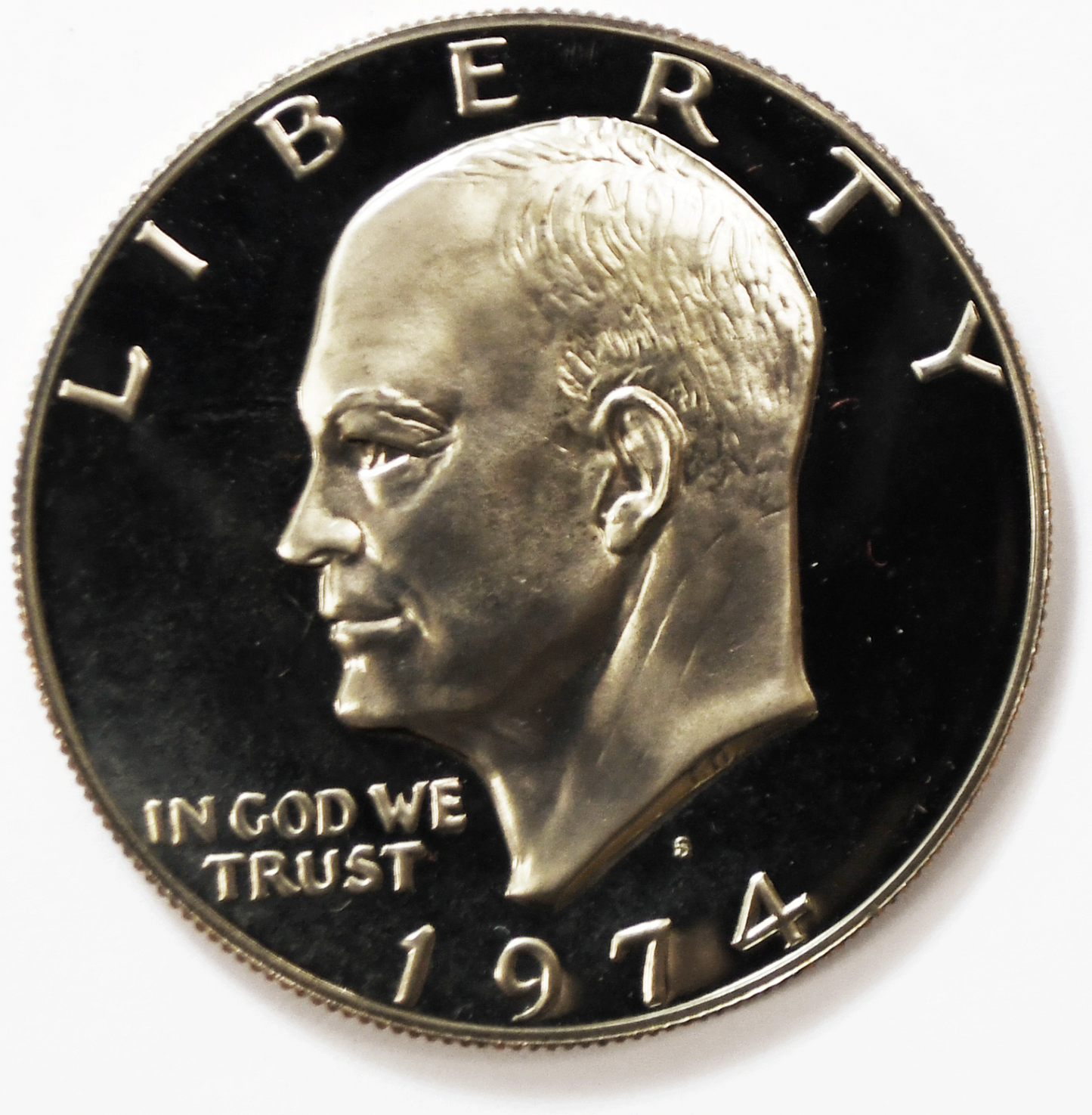 1974 S $1 Eisenhower Proof Clad Dollar San Francisco