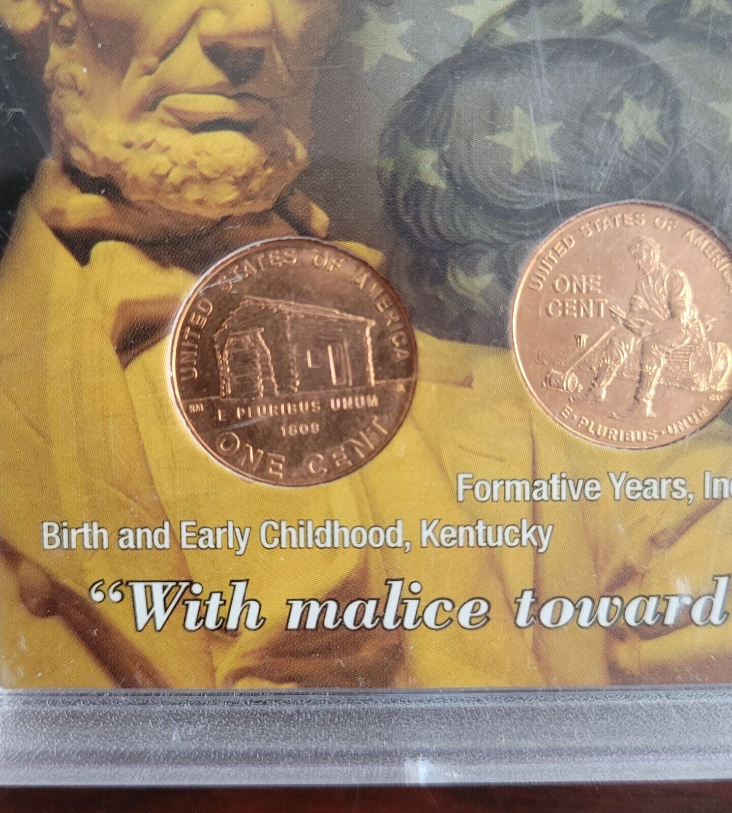 Lincoln Bicentennial Cents 1809-2009 Coin Set in Whitman  Display Holder 5 Coin