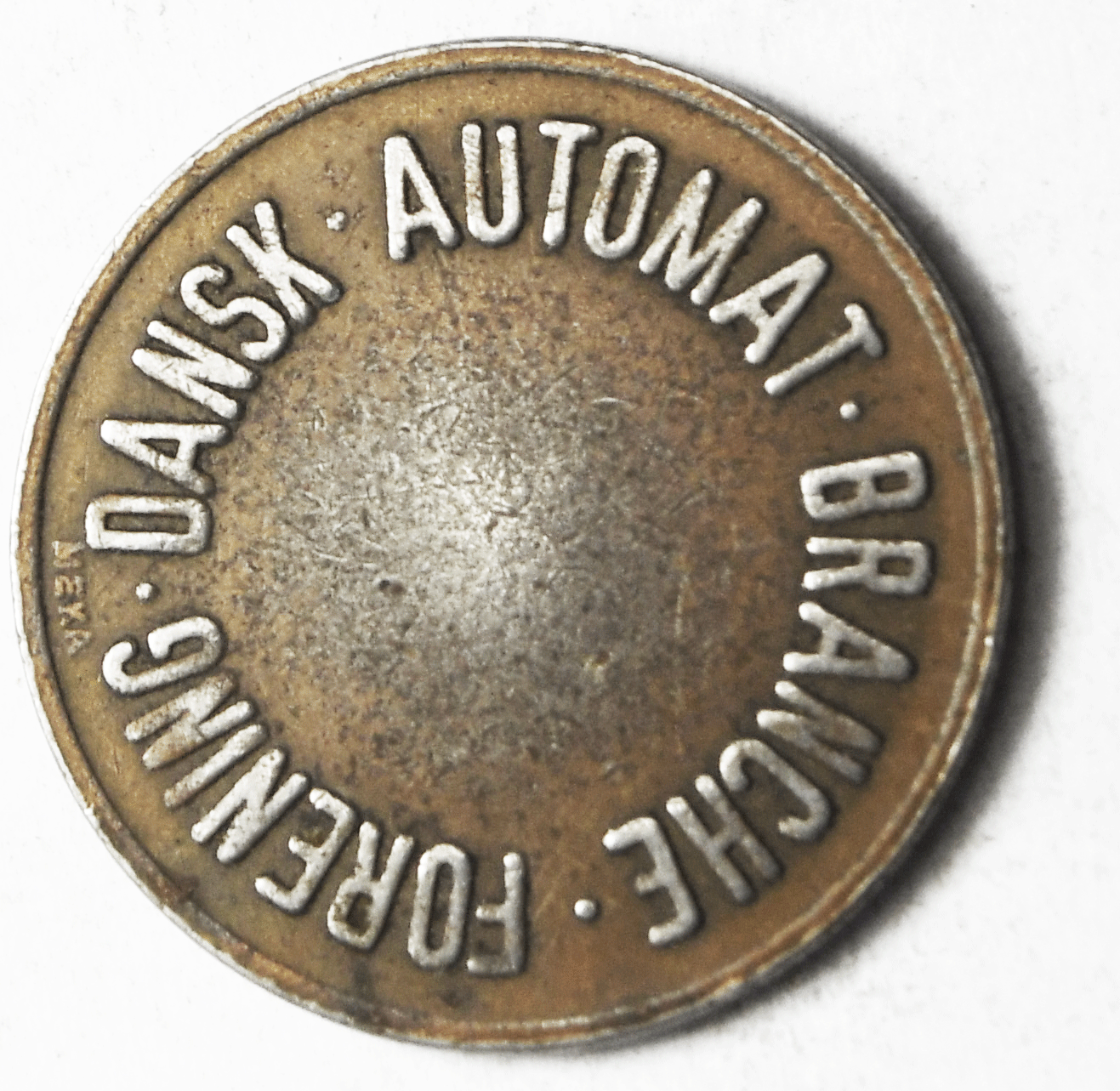 25 Spillemærke  Dansk Automat Branche Forening Denmark 23mm