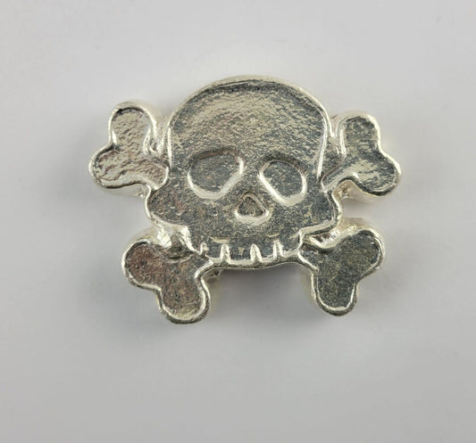 Monarch 5 Troy Ounce 999 Fine Silver Skull & Crossbones Pirate 189/1000