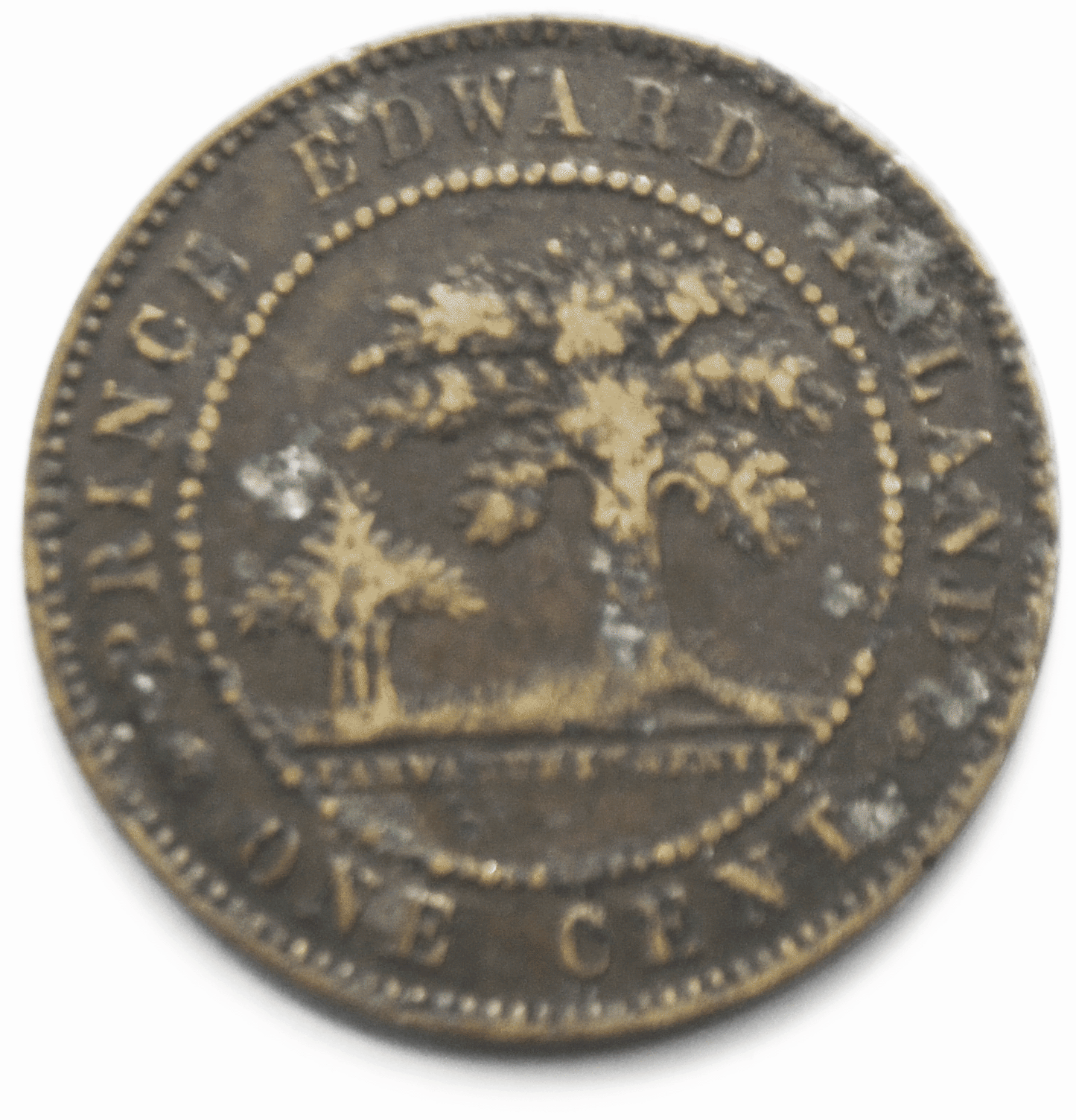 1871 Canada Prince Edward Island Cent KM# 4