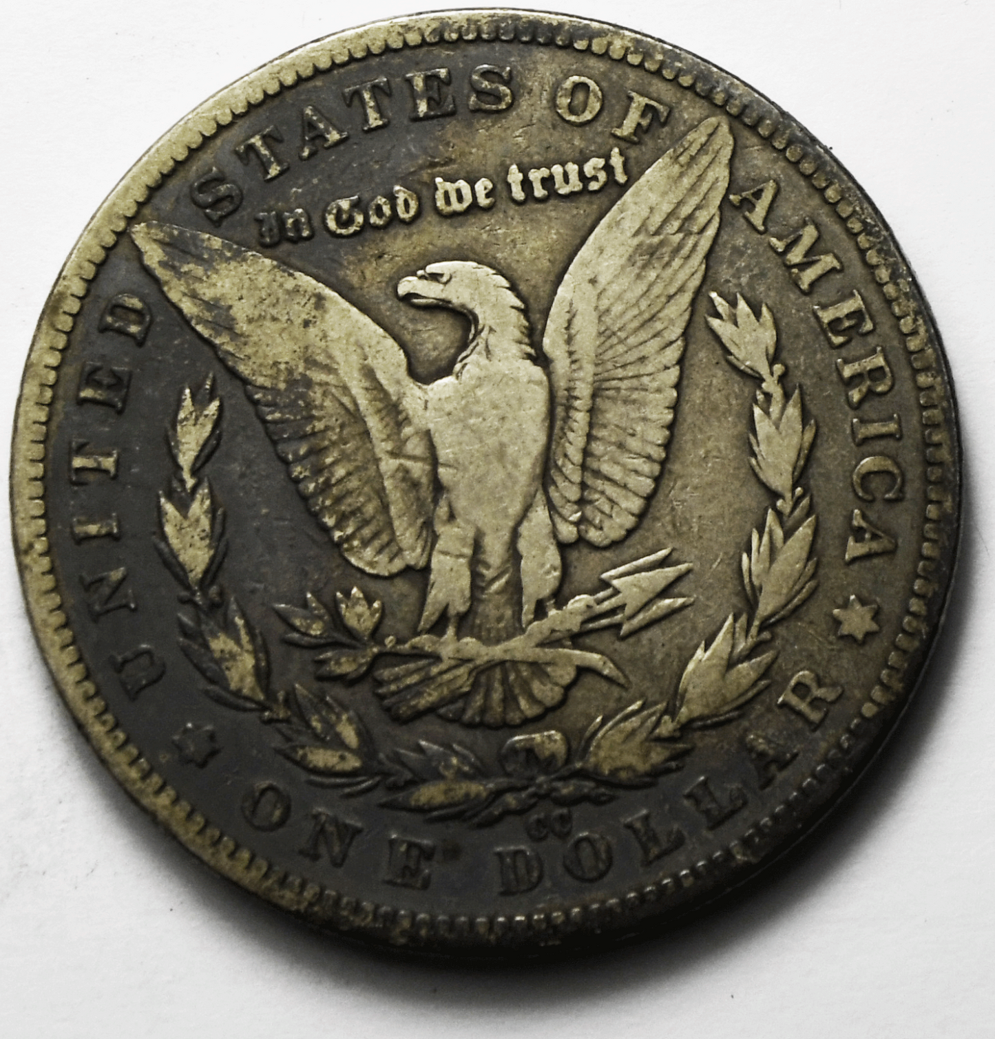 1891 CC $1 Morgan Silver One Dollar US Coin Carson City