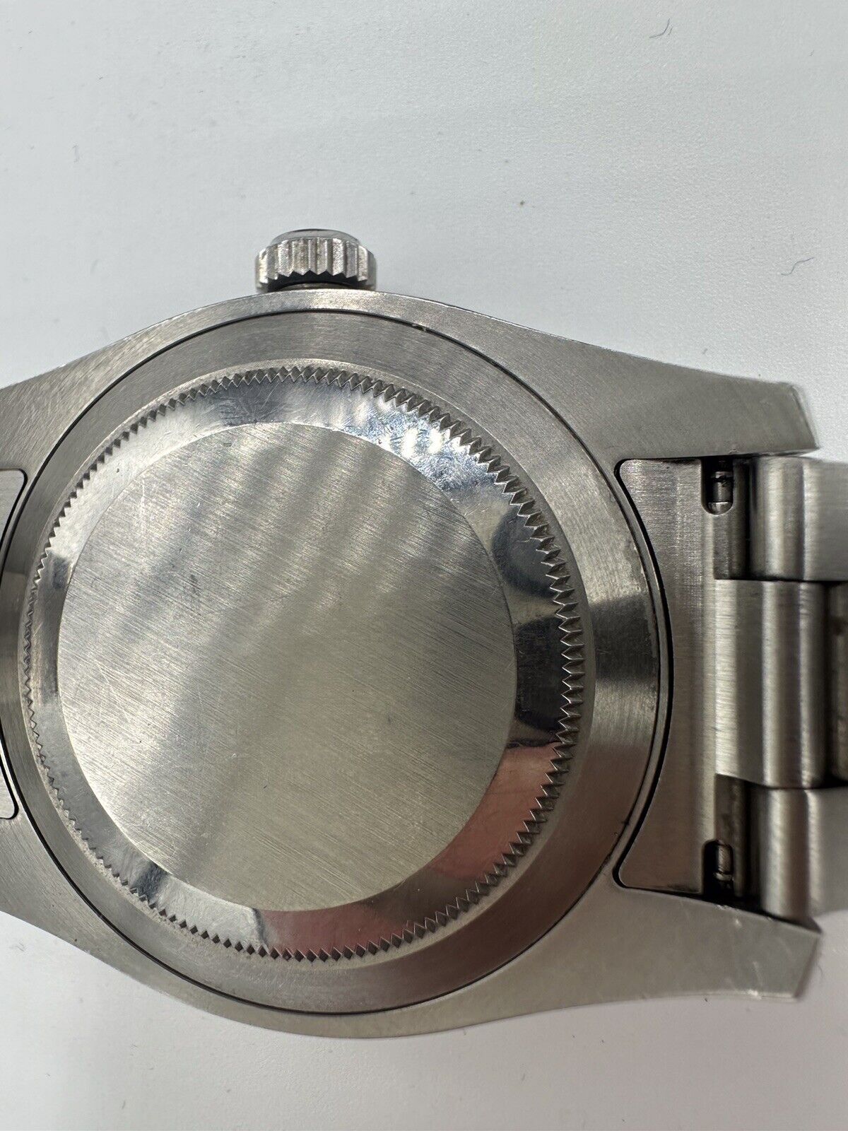Rolex Air-King 116900 Silver Oyster Bracelet with Silver Bezel