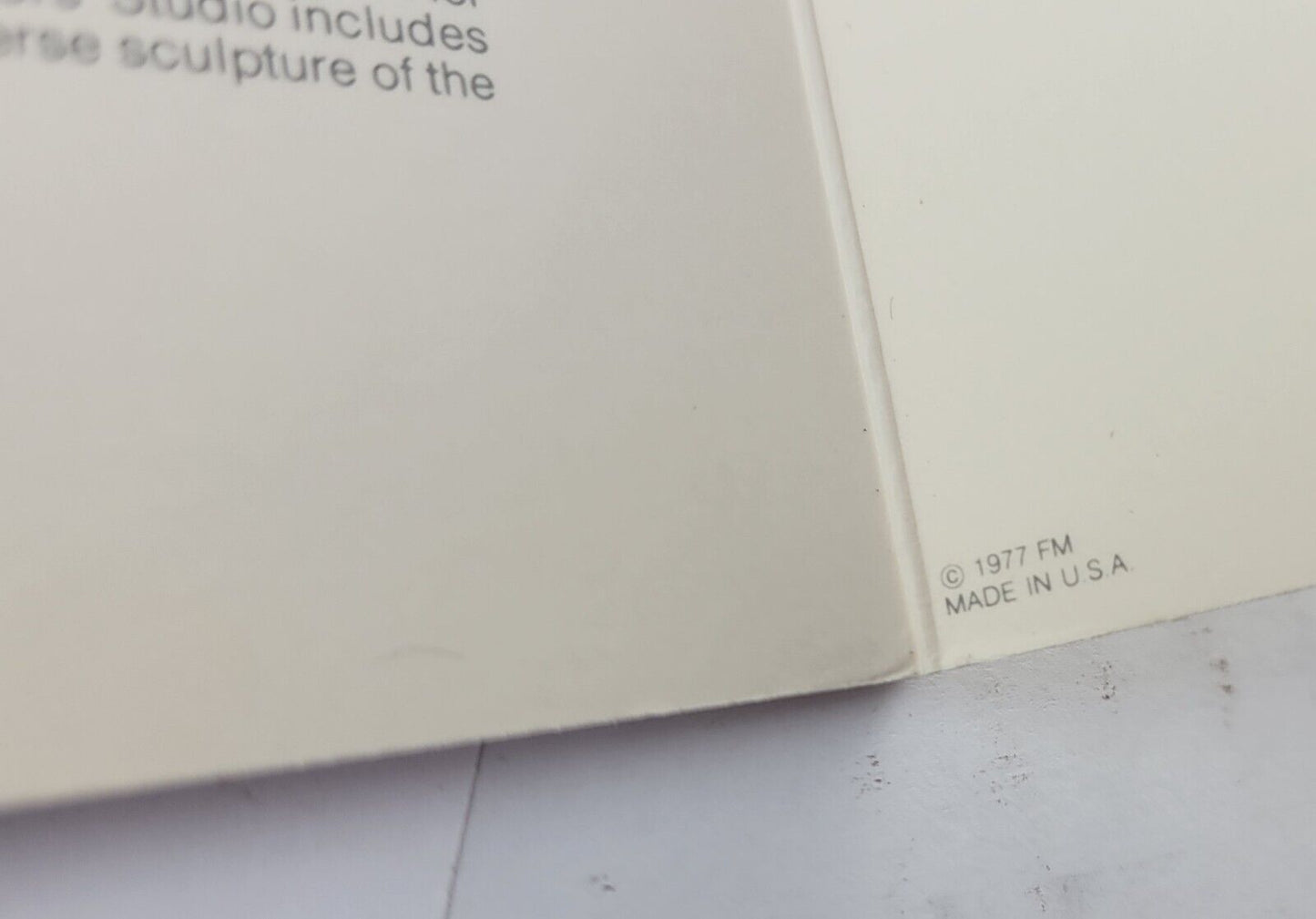 1977 Franklin Mint Bronze Holiday Greeting Card Medal Peace Lion Lamb Goodwill