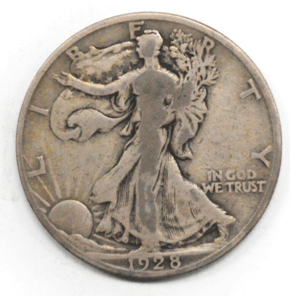 1928 S 50c Walking Liberty Silver Half Dollar Fifty Cents San Francisco