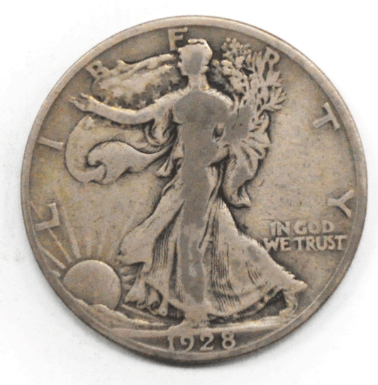1928 S 50c Walking Liberty Silver Half Dollar Fifty Cents San Francisco