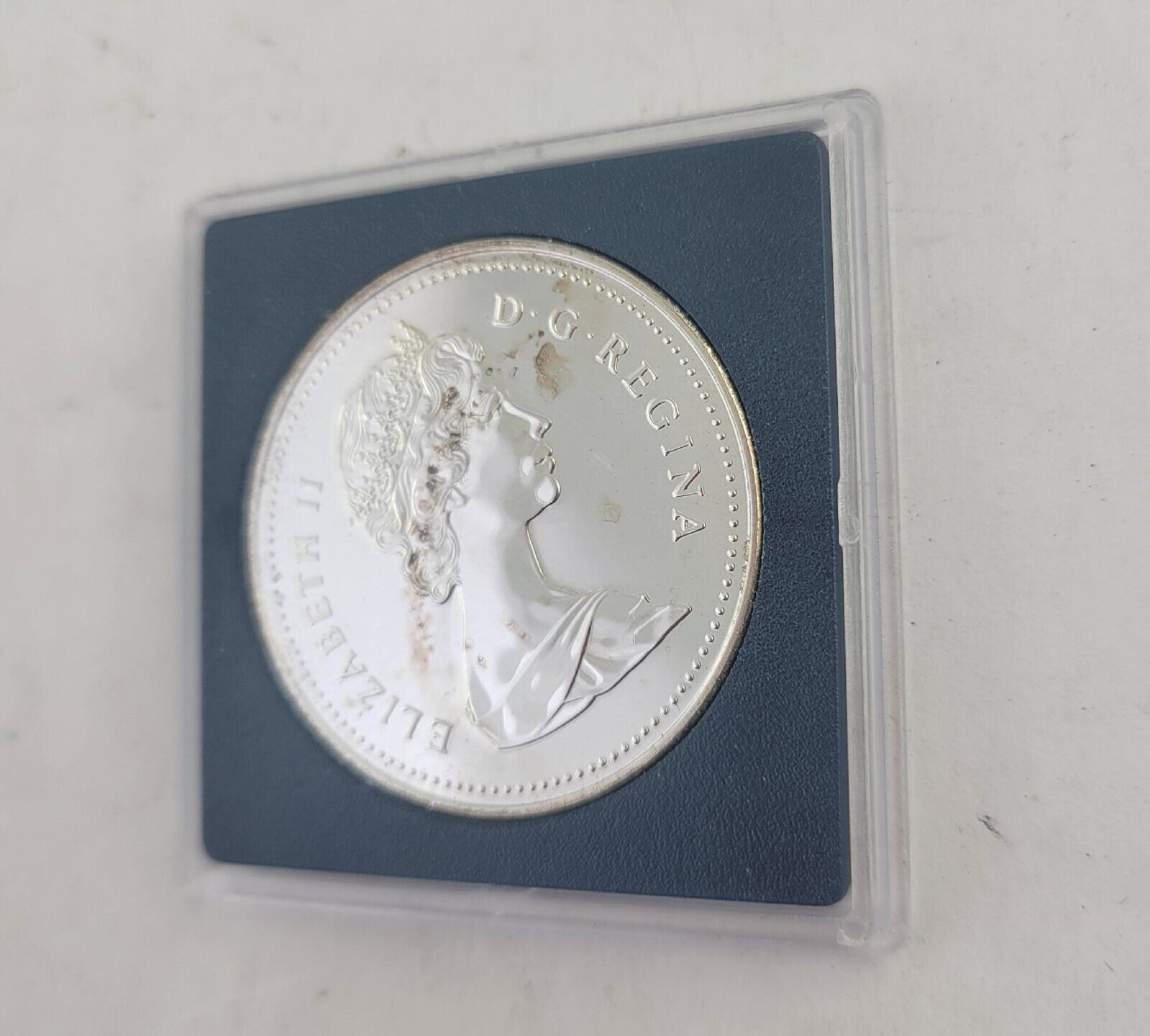 1886-1986 Canada Commemorative Silver Dollar Vancouver Centennial .375 ASW