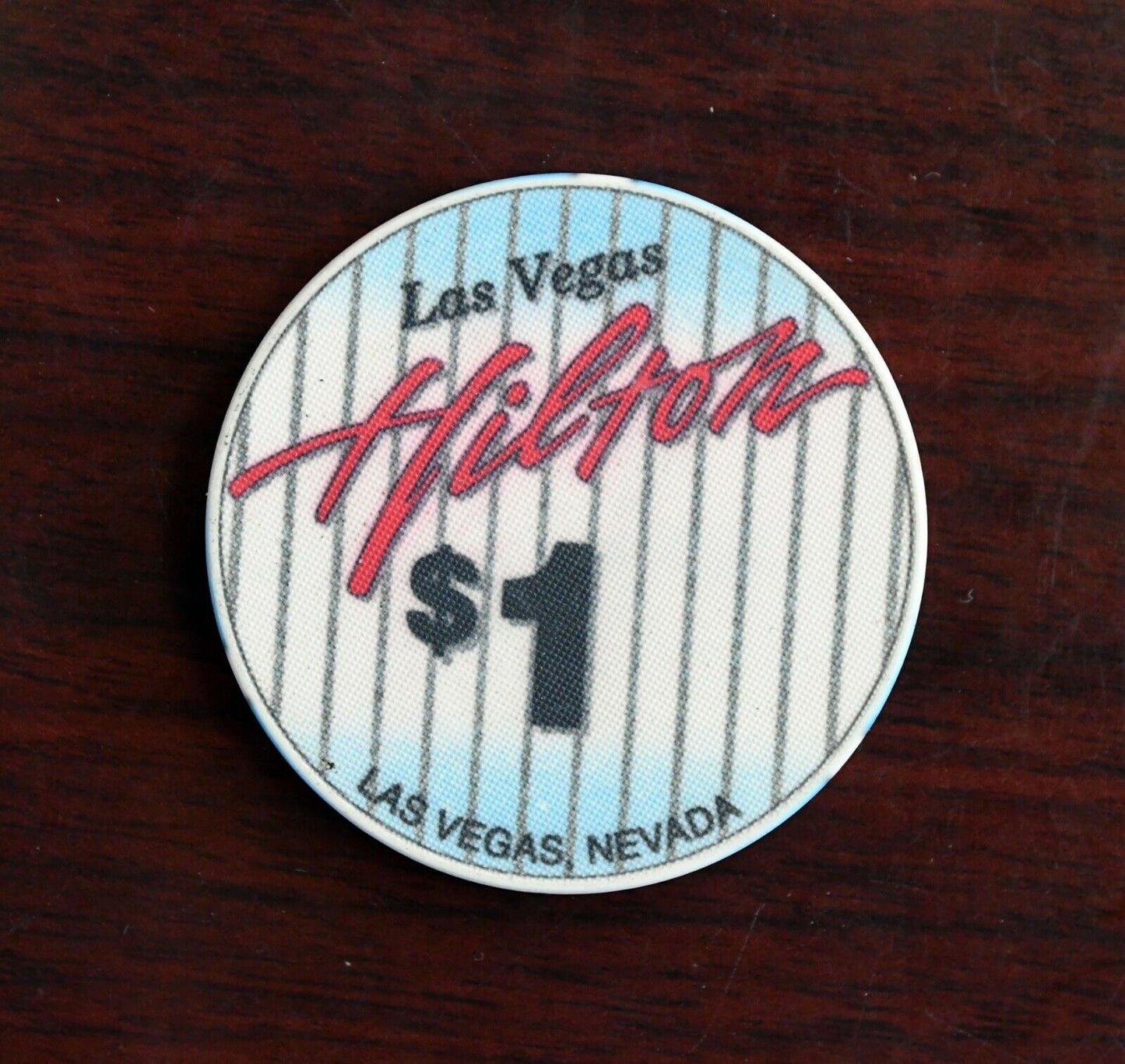 Hilton Hotel Casino Dollar Table Gaming Token Chip Las Vegas Nevada Rare!