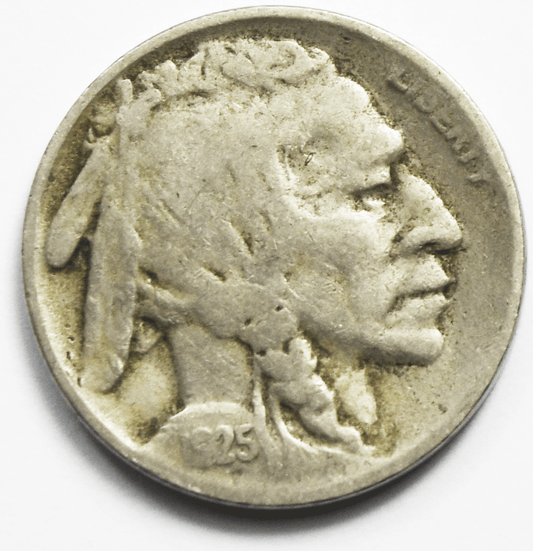 1925 S 5c Buffalo Nickel Five Cents San Francisco