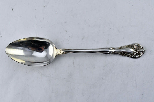 Chateau Rose by Alvin Sterling Silver 8 3/8" Solid Vegetable Serving Spoon 2oz.
