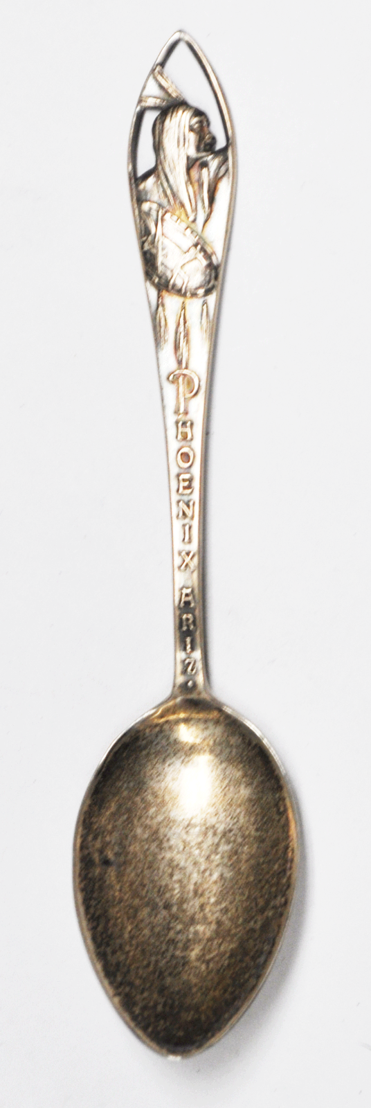 Sterling Silver Phoenix Cutout Souvenir Spoon 5-5/8"