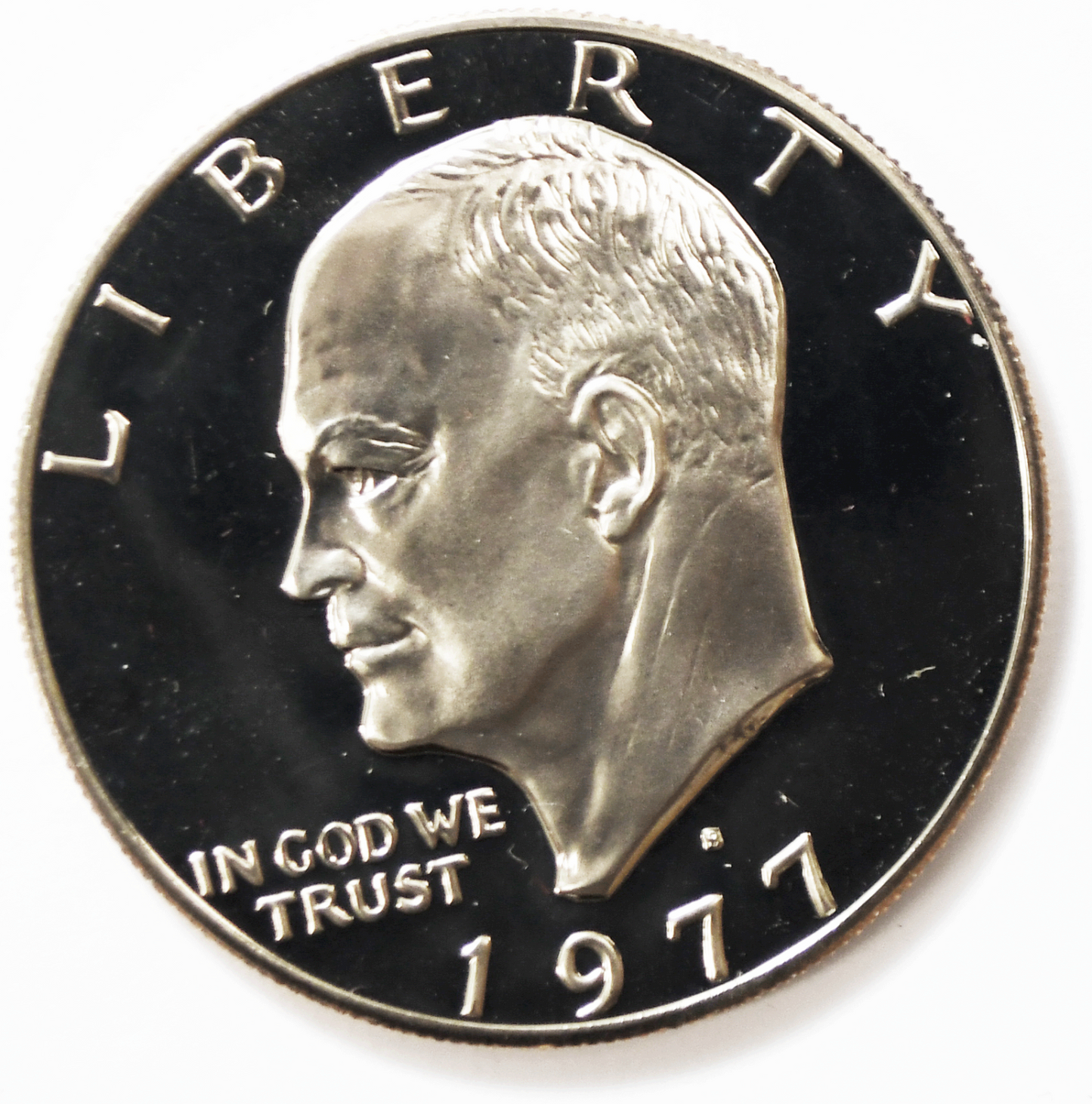 1977 S $1 Eisenhower Proof Clad Dollar San Francisco