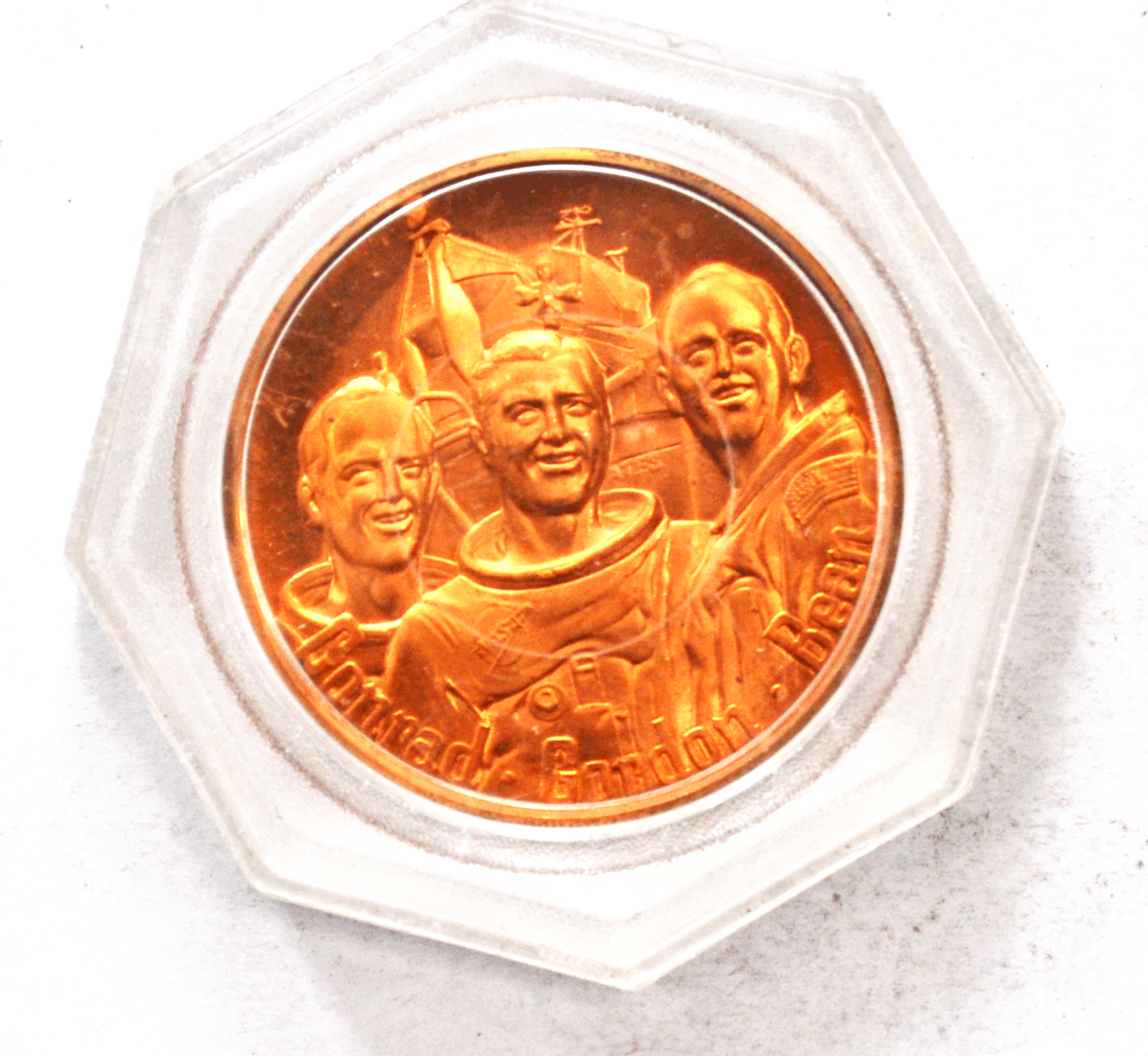 November 19-20 1969 Apollo 12 NASA Return to Moon Bronze Medal 38mm