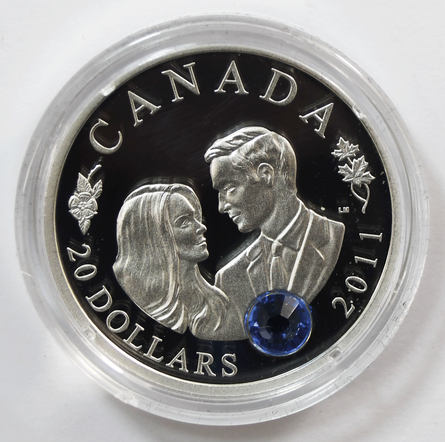 2011 Canada $20 William & Kate .9999 Silver 1oz Proof Silver Coin