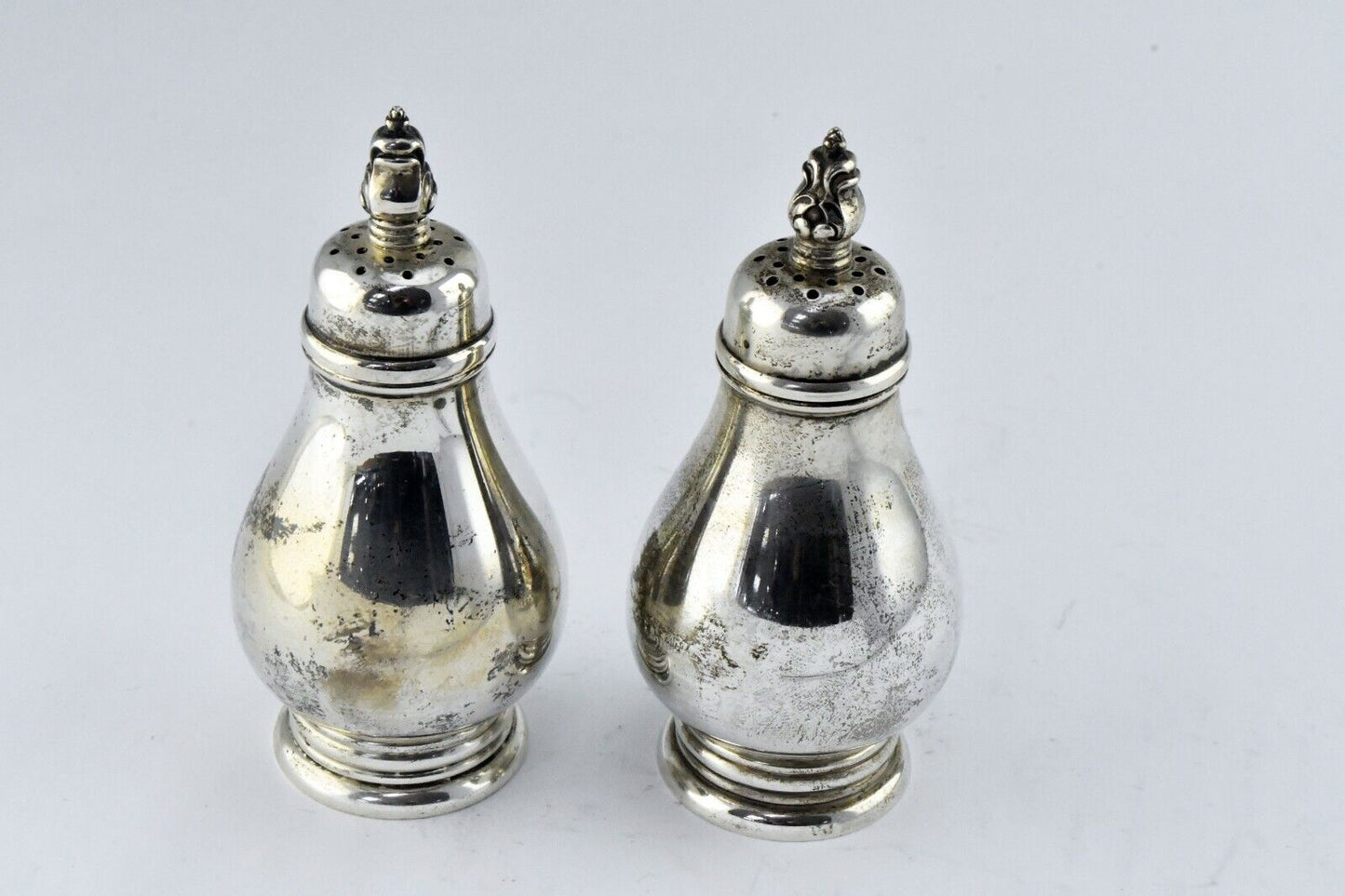 Royal Danish by International Sterling 4 1/2" Salt & Pepper Shakers 4.6 oz.
