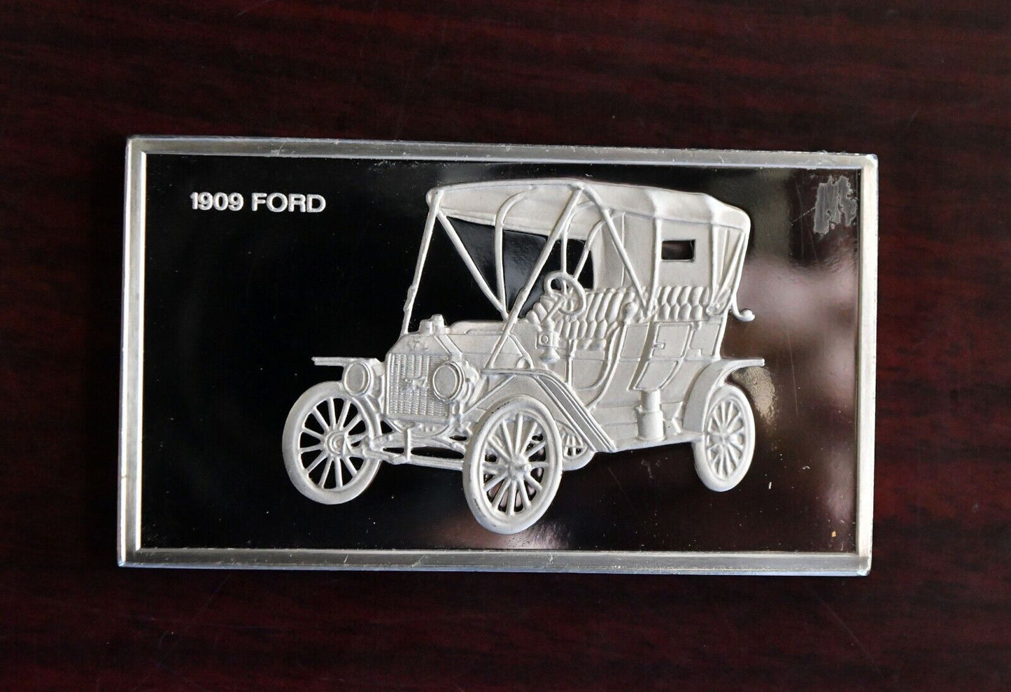 1909 Ford Centennial Car Ingot Collection 1000 Grain Sterling Franklin Mint