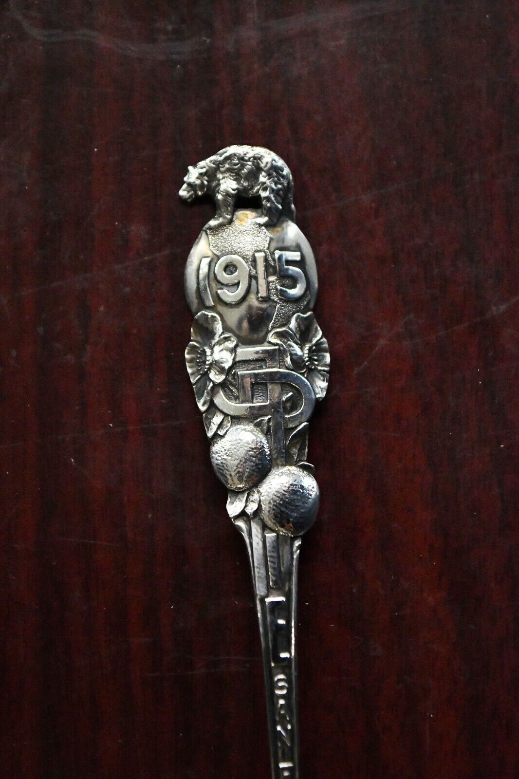 1915 Panama Pacific Exposition Sterling 5 3/8" Souvenir Spoon .53 oz. San Fran