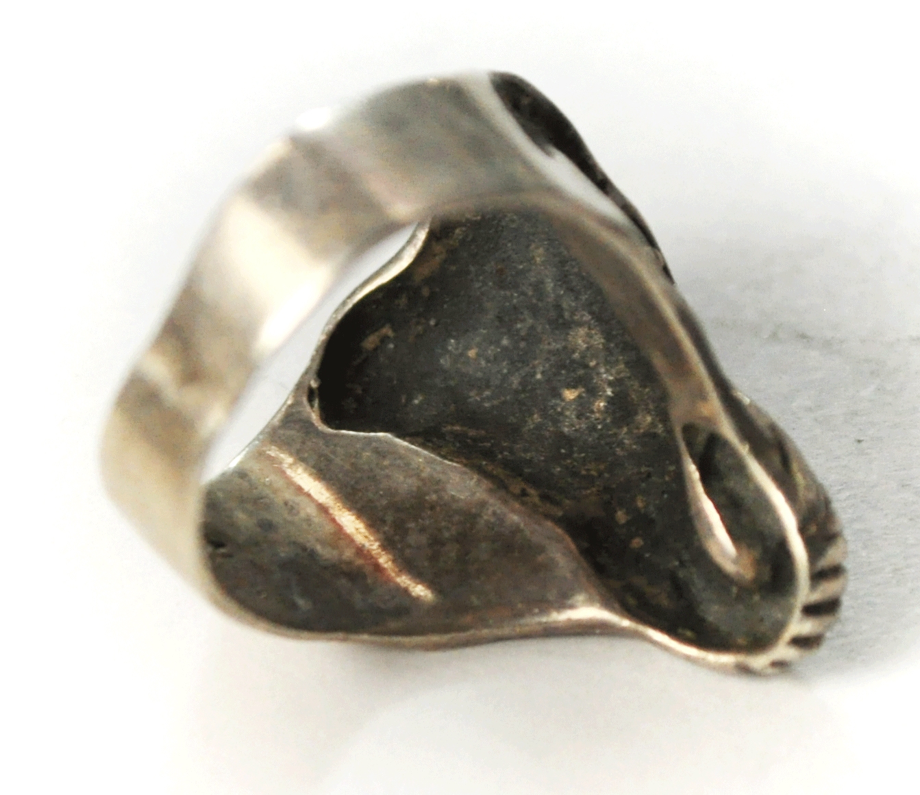 Sterling Silver Merav South Africa Elephant Ring 23mm Size 7 Ring