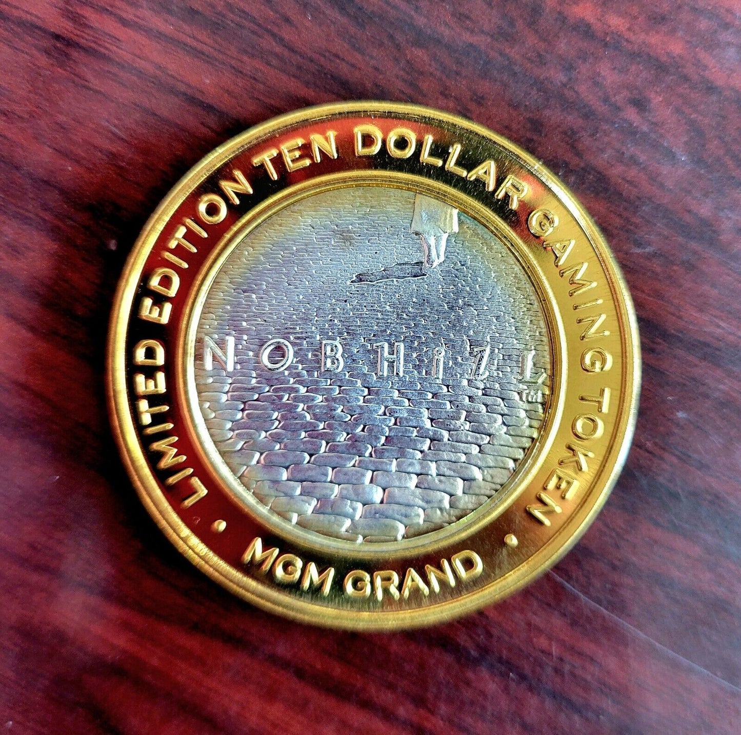MGM Grand Las Vegas Nobhill $10 Ten Dollar Gaming Token .999 Fine Silv ...