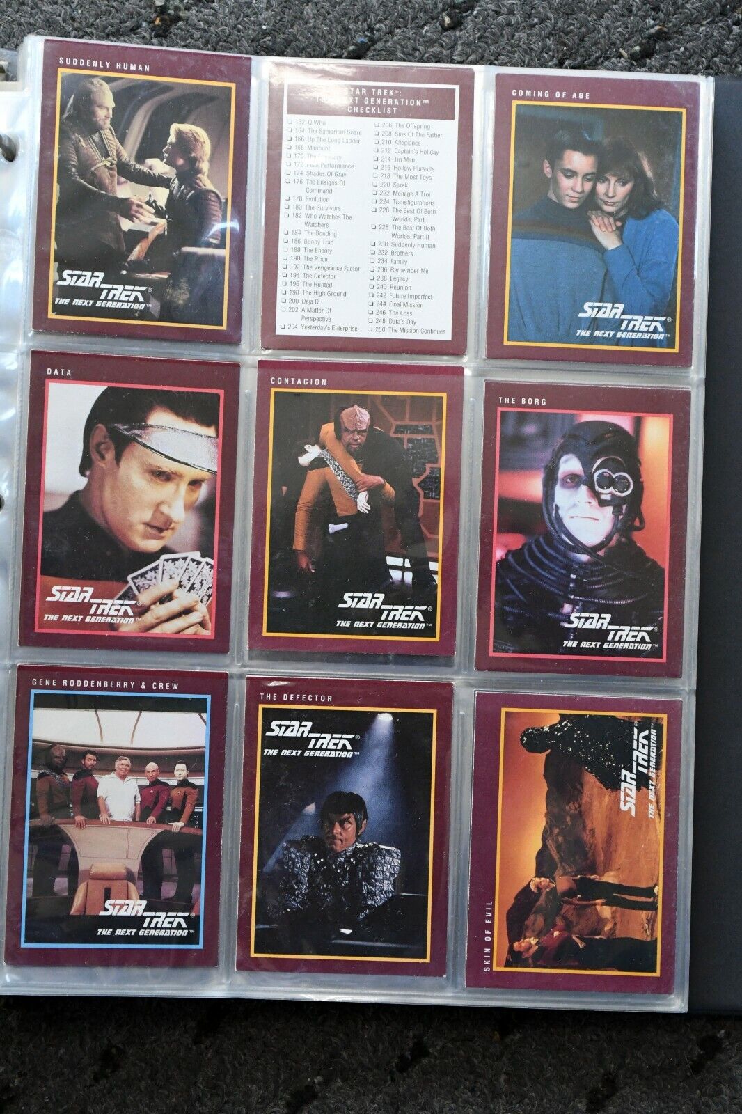 1991 25th Anniversary Star Trek 209 pc. Trading Card Set Impel Paramount