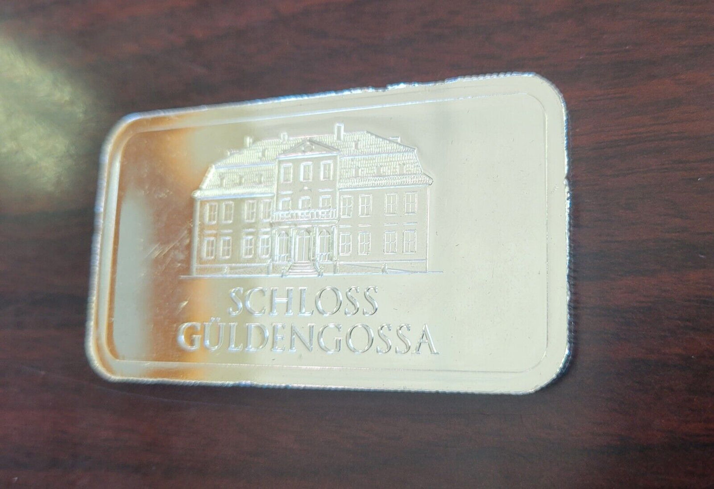 Reired 50 gram Silver Rectangle - Geiger Edelmetalle Schloss Guldengossa
