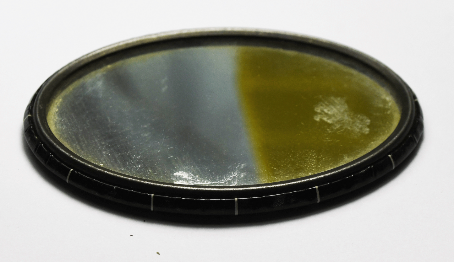 Birthday Greetings Curtis Publishing Home Journal Post 2-5/8" Mirror Birthstone