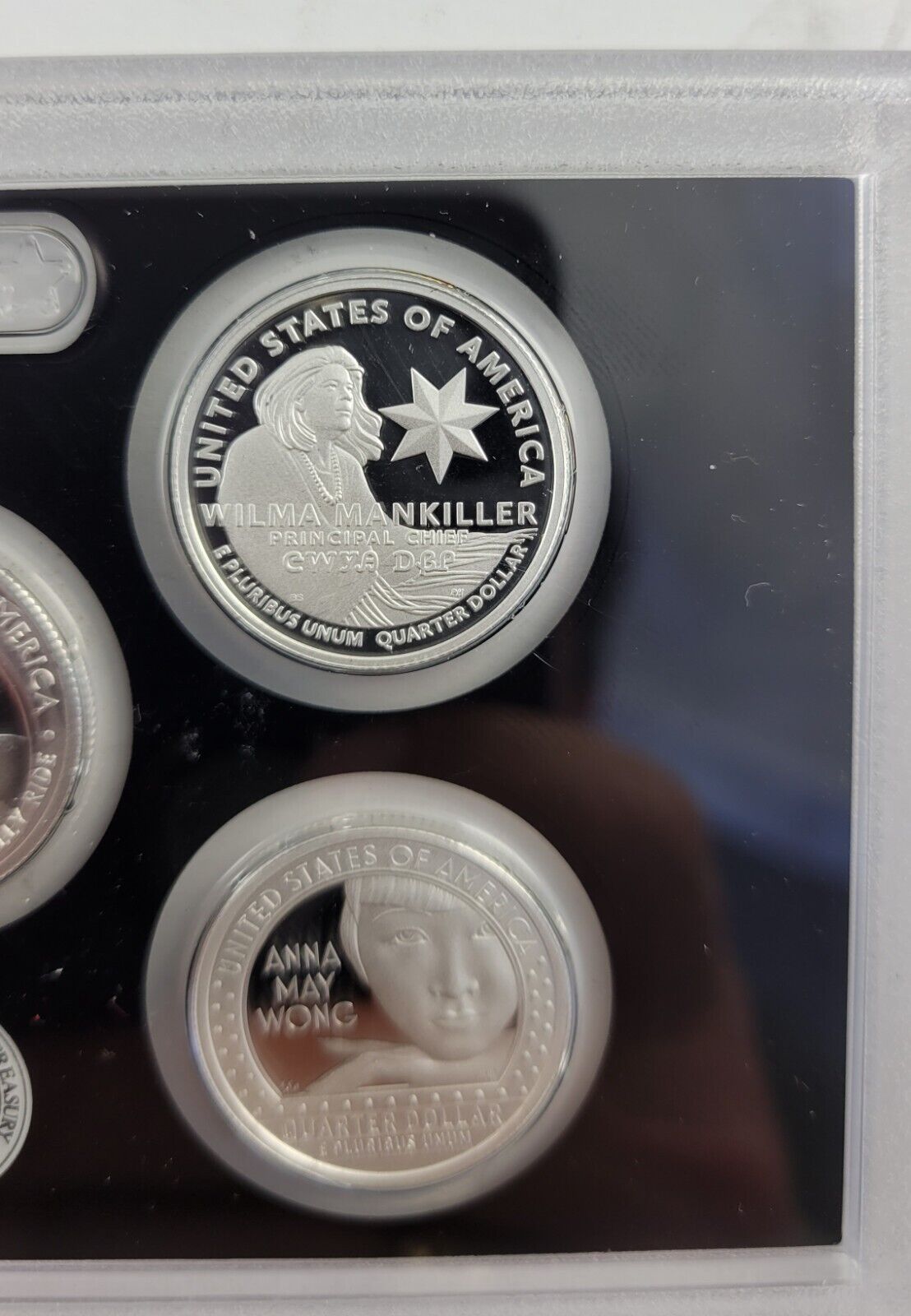 2022 S American Women Quarter 99.9% Silver Proof Set w/ Box & COA 5 Coins